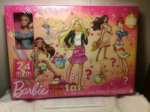 BARBIE ADVENT CALENDAR 2020 New in factory sealed box with Barbie Doll" - Picture 1 of 5