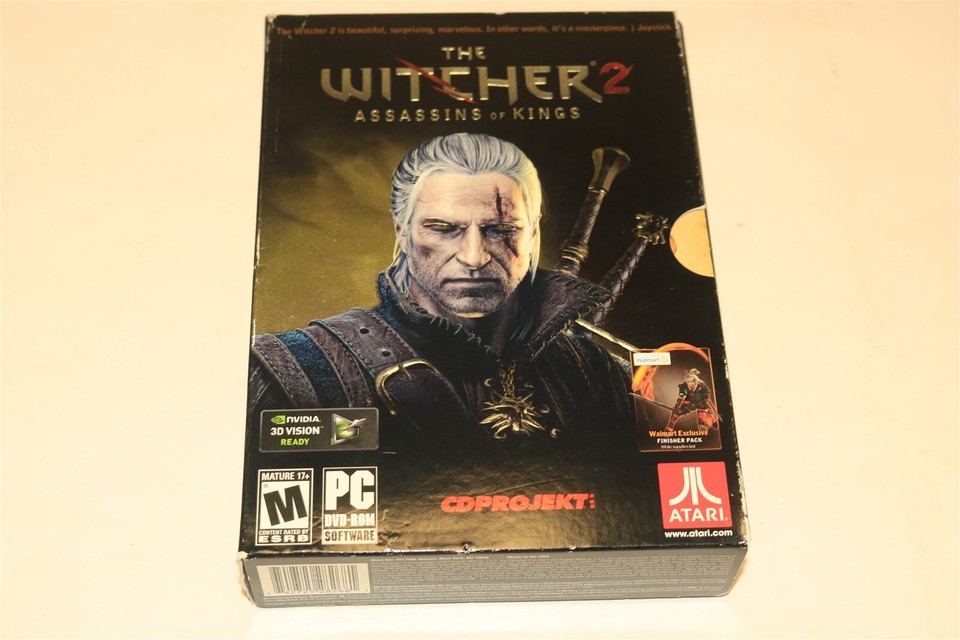 THE WITCHER 2 Assassins of Kings PC DVD-ROM Box Set Disc Perfect