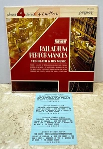 Ted Heath The New Palladium Performances 7" Jukebox Compact 33 COVER ONLY London - Picture 1 of 6