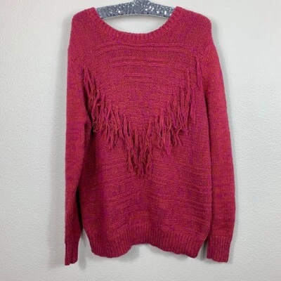 Nuevo suéter tejido con flecos para mujer mirando las estrellas Urban Outfitters talla grande  Foto 1 de 4