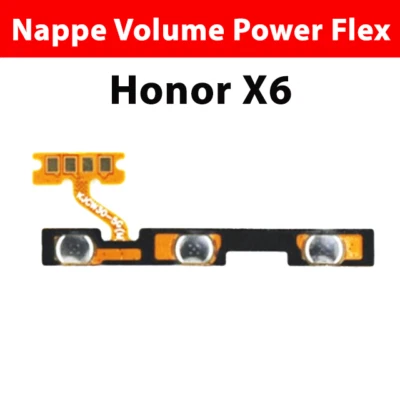 Pour HONOR X6 nappe bouton allumage ON/OFF power touche volume flex cable huawei
