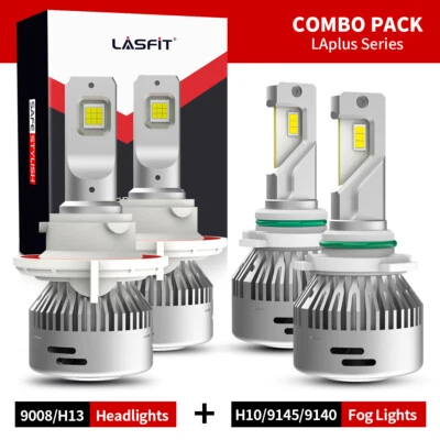 LED Headlights High Low Beam Fog Light for Ford F-250 F-350 Super Duty 2005-2022 - Image 1 of 4