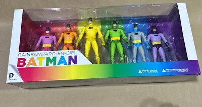 DC Collectibles 彩虹 ARC-EN-CIEL 蝙蝠侠可动人偶 6 件装 — 第 1/4 张图片