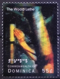 Dominica 2000 MNH, The Wood Lathe Machine 1st by Ancient Egyptians, Invention - Picture 1 of 1