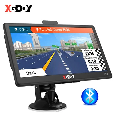 XGODY 16GB 7'' Auto PKW LKW KFZ GPS Navi Navigationsgerät Bluetooth EU Karten FM - Bild 1 von 4