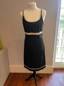 Stunning Paule Ka Black Dress with Cream Lace detail - UK 10-12 - Picture 1 of 7