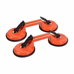 2 Pack 4.65in Vacuum Suction Cups 176lbs Heavy Duty Industrial Tile Suction Cup - Picture 1 of 7