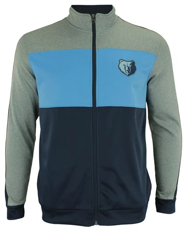 OuterStuff NBA Youth Memphis Grizzlies Performance Full Zip Stripe Jacket Cover