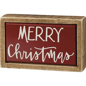 Frohe Weihnachten Mini Box Schild - Bild 1 von 1