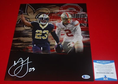 MARCUS LATTIMORE New Orleans Saints Signed 11X14 Photo Beckett COA J70660 - Image 1 of 3