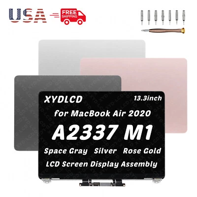 for MacBook Air A2337 M1 LCD Screen Display Assembly MGND3LL/A Gray Silver Gold - Image 1 of 4