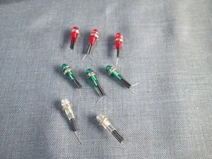 12 Stück Leuchtdioden für die Eisenbahn - rot, grün, weiß - Bild 1 von 5