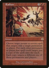 Radiate Torment HEAVILY PLD Red Rare MAGIC THE GATHERING MTG CARD ABUGames