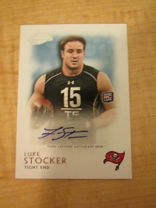2011 Topps Legends Luke Stocker Rookie Auto Card #RA-LS Tennessee / Tampa Bay - Picture 1 of 2