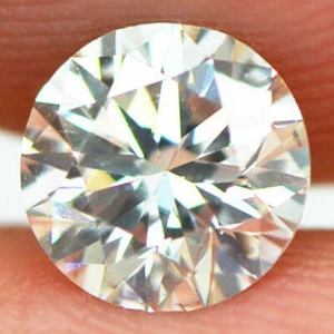 Round Cut Diamond Natural 0.80 Carat G/VS2 Certified Enhanced Loose 5.91X5.86 MM - Picture 1 of 9