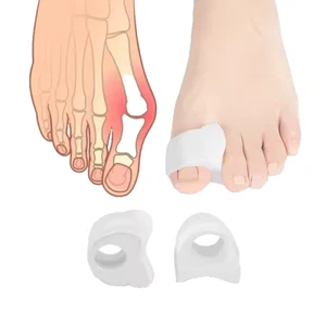 Big Toe Separator Gel Bunion Corrector Spacer Foot Pain Relief Hallux Valgus Pad - Picture 1 of 8