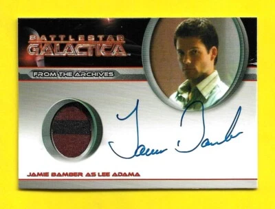 2009 Battlestar Galactica Staffel 4 Kostüm Autogramm Jamie Bamber Als Lee Adama - Bild 1 von 3