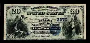 $20 1882 Large Size National Banknotes New York (B112) - Picture 1 of 2