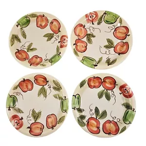 Platos de almuerzo para ensalada Artist’s Touch Orchard Harmony Apples 7 3/8" - Juego de 4 - Imagen 1 de 18