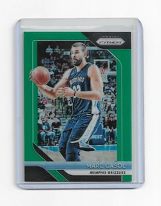 Marc Gasol 2018-19 Prizm Green Prizms Card #136 Memphis Grizzlies Raptors - Picture 1 of 2