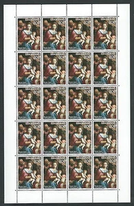 1997 SAN MARINO MINIFOGLIO NATALE 800 LIRE MNH ** - ED - Imagen 1 de 1