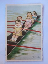 2363 CARTOLINA BAMBINI ILLUSTRATA COLOMBO