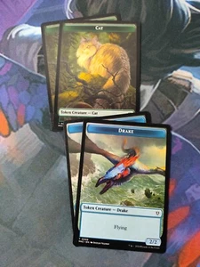 Cat / Drake Token x 4 | 7% Off 2+ | Karlov Manor | NM MTG - Picture 1 of 1