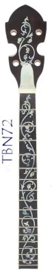 4 String 17 frets Tenor Banjo Neck Maple MOP & Abalone Inlaid TBN72 - Image 1 of 4