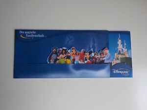 Disneyland Resort Paris Walt Disney Seltener Freizeitpark Vintage Schiebe-Flyer