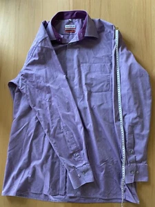 Marvelis Langarm Hemd - extra langer Arm Gr. 43 - Modern Fit - Lila - Bild 1 von 1