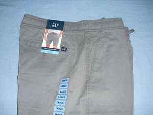NUEVO NUEVO CON ETIQUETAS GAP Pantalones Cortos Pull On Para Hombre 3 Bolsillos Cordón Elástico Talla L Gris Perla - Imagen 1 de 4