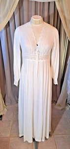 Schöner Olga WunderWear Morgenmantel aus Spitze & weichem Nylon Größe 32 Top Zustand! - Bild 1 von 17