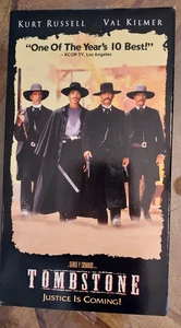 Tombstone (VHS, 1994) Kurt Russel Val Kilmer Sam Elliot - Picture 1 of 8