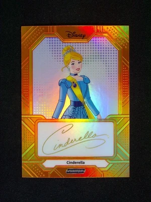 2025 Kakawow Phantom Disney Cinderella Signature Auto Orange /50 - Image 1 of 2
