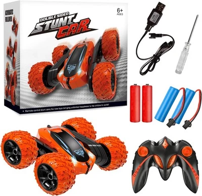 RC Stunt Car 4WD 2.4GHz Double-Sided 360° Flip Rotating Off-Road - DAMAGED BOX - Image 1 of 4