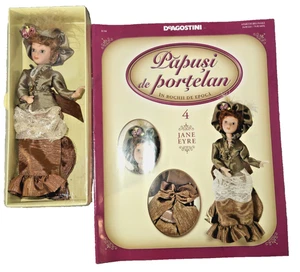 Muñeca Niña DeAgostini Jane Eyre #4 DAMAS DE LA ERA con Revista - Imagen 1 de 8