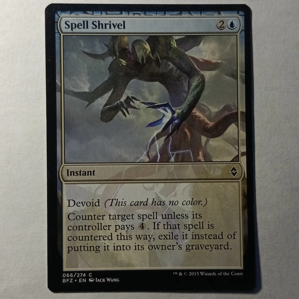 Spell Shrivel Battle for Zendikar Regular - Image 1 of 1