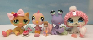 LITTLEST PET SHOP #552 553 554 555 VALENTINSTAG KATZE VOGEL KRABBE ROBBE & ZUBEHÖR - Bild 1 von 15