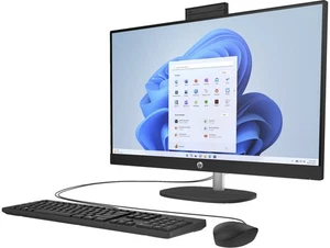 HP 27-cr1000 27" Touch FHD AIO Intel Ultra 7 155U 16GB DDR5 512GB NVMe W11 Black - Picture 1 of 4