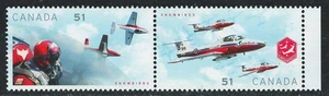 Par de estampillas de aves de nieve de las fuerzas canadienses Scott # 2158-59 MNH muy finas de Canadá 2008 - Imagen 1 de 1