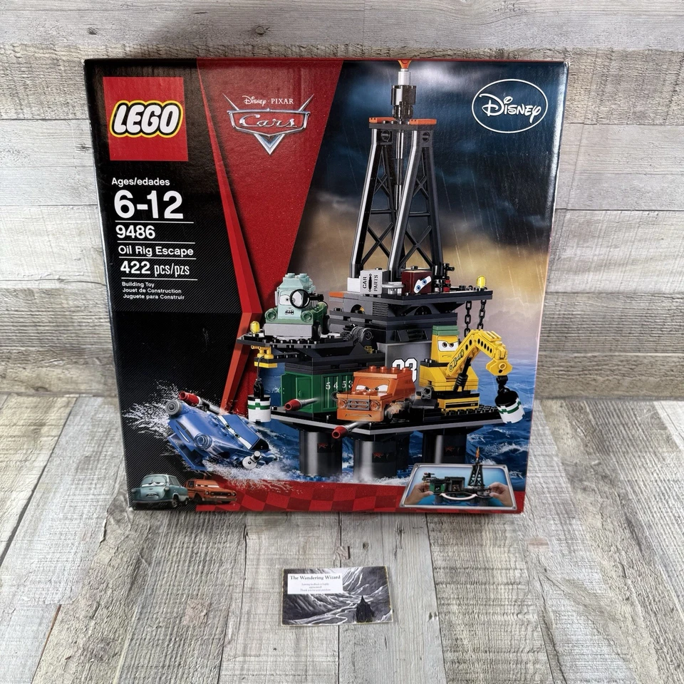 Lego 9486 Oil Rig Escape Cars 2 Nuevo Sellado Retirado Vintage Set Disney Foto 1 de 4