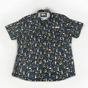 Camisa relajada Magellan Fish Gear para hombre talla 3XL Nueva Orleans Louisiana Mardi Gras - Imagen 1 de 24