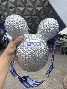 Cubo de palomitas iluminado globo tierra Mickey nave espacial Epcot 2025 de los parques de Disney - Imagen 1 de 6