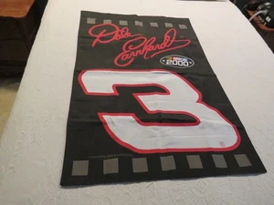 NASCAR 2000 Dale Earnhardt #3 Canvas Flag, Double Sided, Black, Approx 43" x 29" - Picture 1 of 2