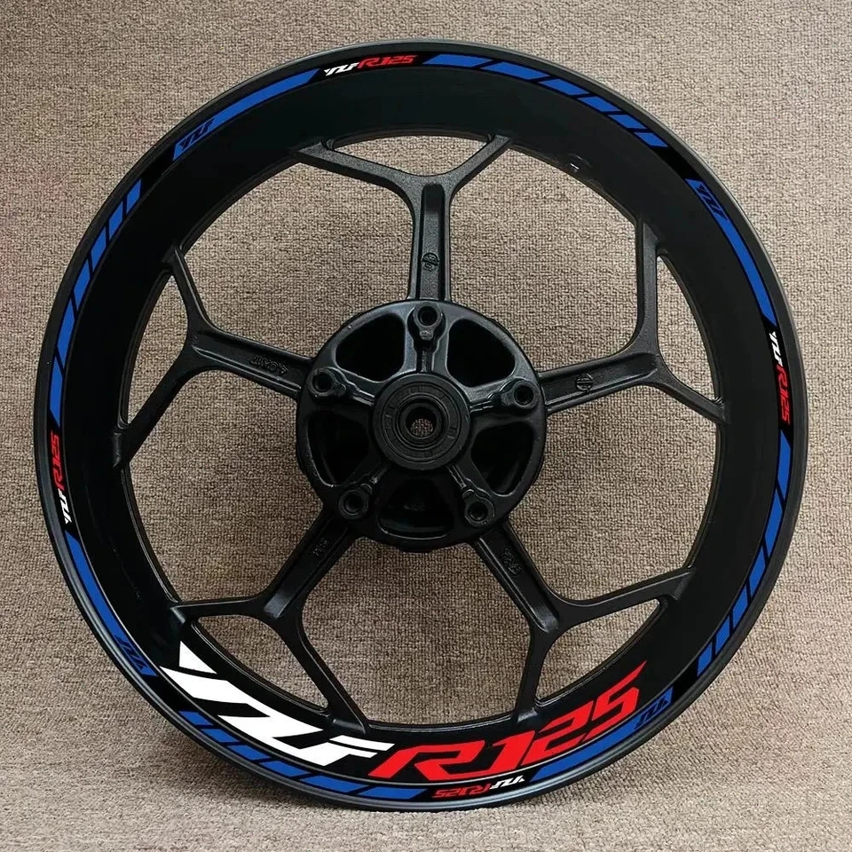 Calcomanía decorativa adhesiva reflectante para llanta de cubo de rueda Yamaha YZF R125 YZF-R125 - Imagen 1 de 4