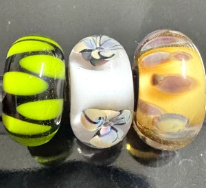 (3er Set) Trollbeads Glasperlen Retired Kit - Bild 1 von 8