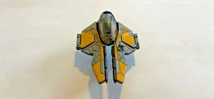 Hasbro Star Wars Titanium Series Anakin Jedi Interceptor Yellow Starfighter 2005 - Imagen 1 de 2