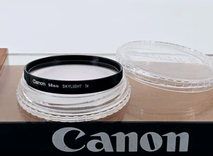 🌸[Near MINT] Canon 58mm Skylight 1x Filter Genuine for FD / EF Lens From Japan - Picture 1 of 12