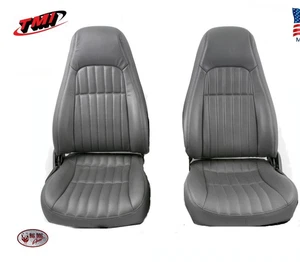 1997- 02 Camaro Highback Bucket Seat & Rear Bench Upholstery  TMI, Dark Grey - Bild 1 von 12