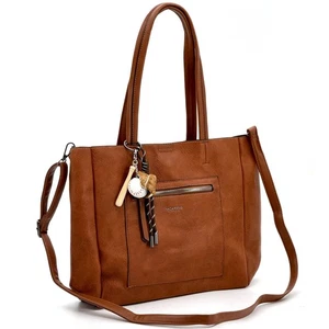 Borsa donna shopping charms omaggio NAZZARENO GABRIELLI capiente spalla nuova - Foto 1 di 20